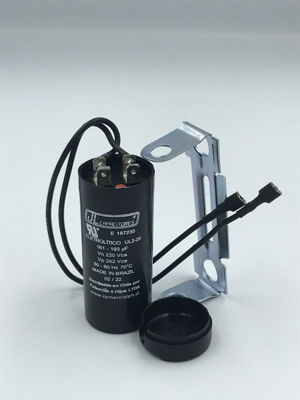 Condensador Partida 161/193 µf 220-250 Vac JL C/Cable