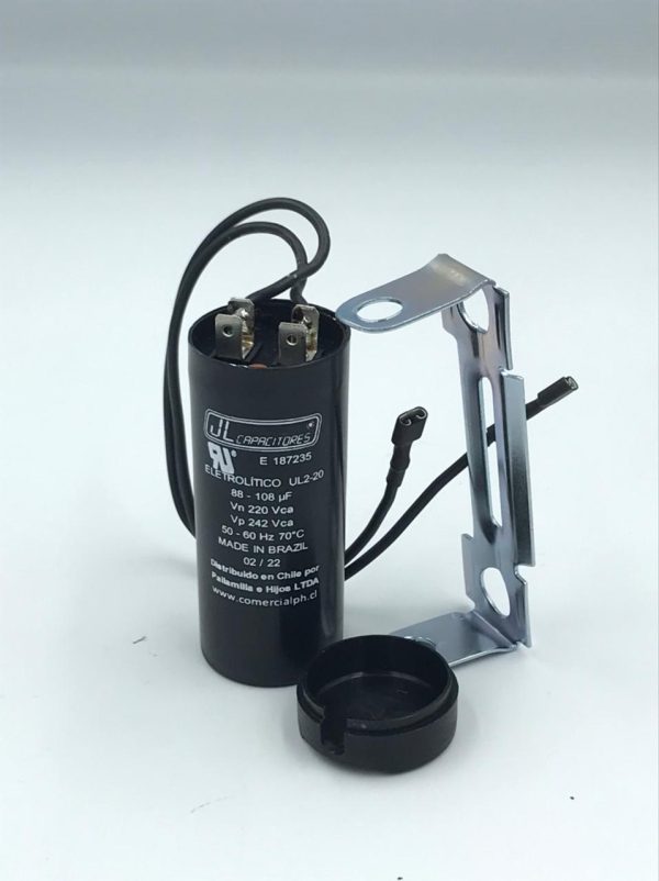 Condensador Partida 88/108 µf 220-250 Vac JL C/Cable