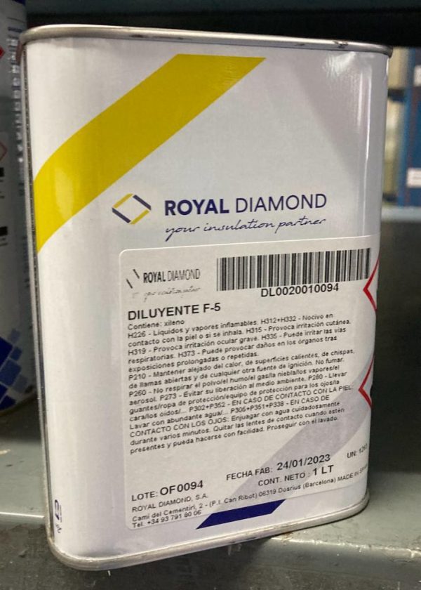 Diluyente Thinner F5 Royal Diamond