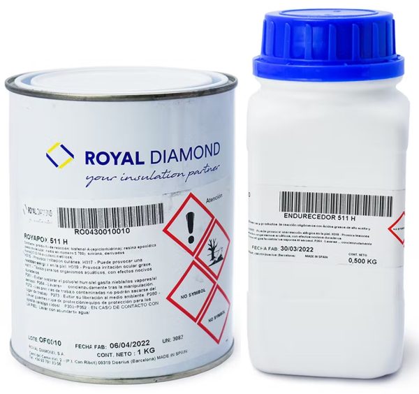 Kit Resina Royapox 511 Royal Diamond (1.5 kg de mezcla)