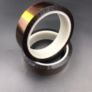 Cinta Film Polyimide con adhesivo 0.07 x 1"x 33 mts (tipo Kapton)