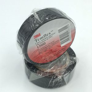 Cinta 3M Temflex 1500 Negro 3/4" x 10 mts